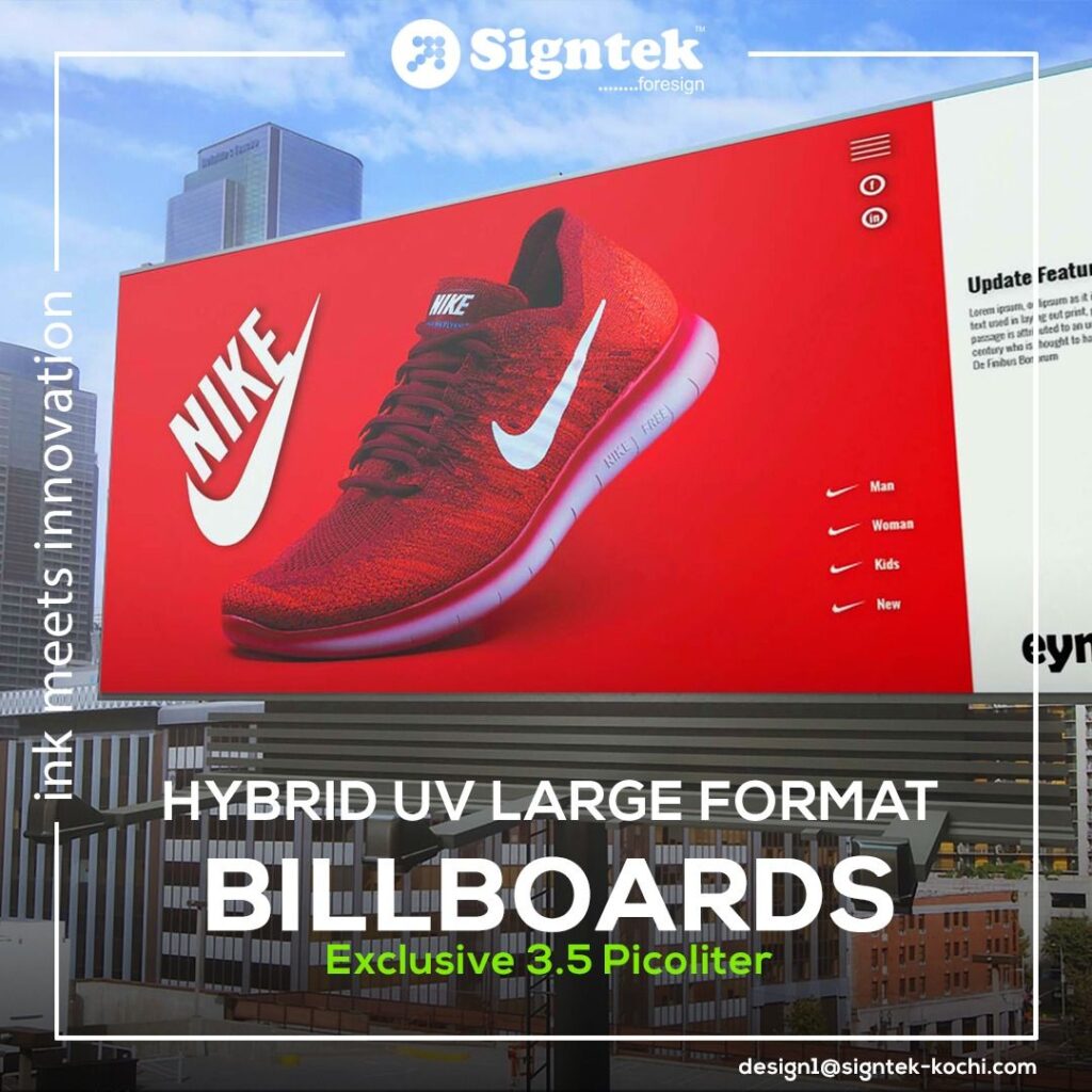 UV LARGE FORMAT BILL BOARD