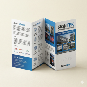 Quadra Folded Brochure